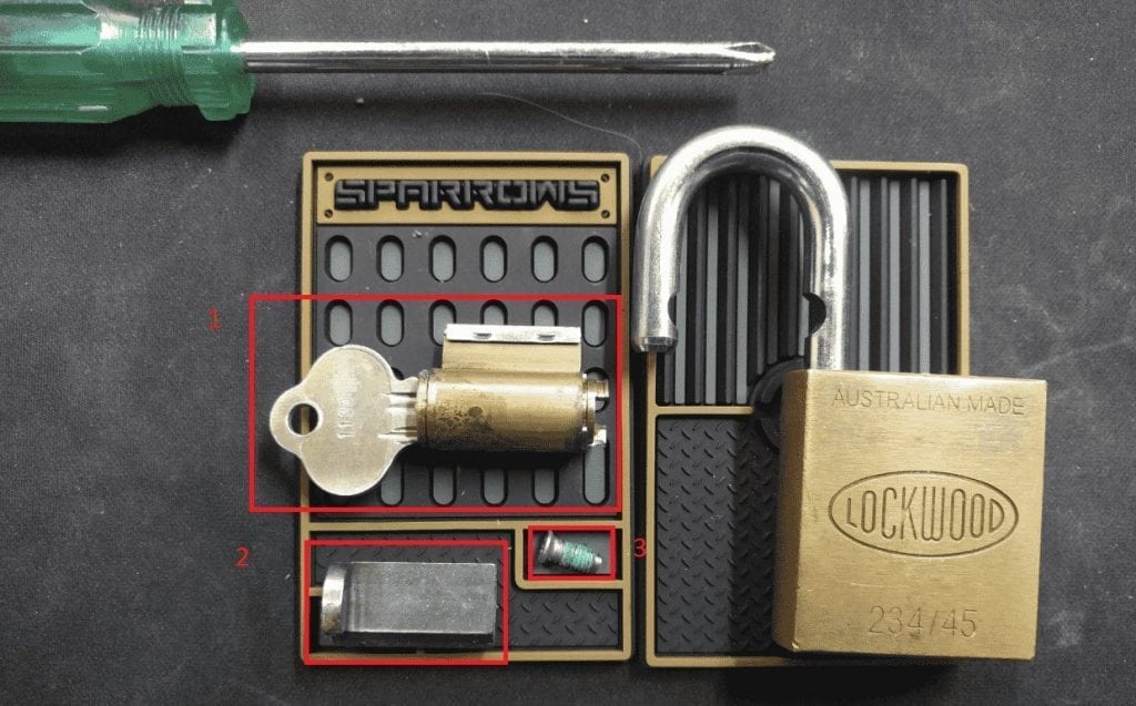 disassembling locks