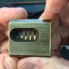 Left handed cutaway lock