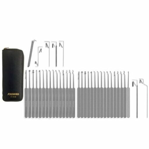 Thirty-Seven Piece Slim Line Lock Pick Set