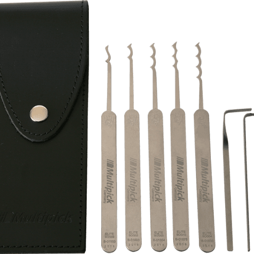 LUWANZ 7 tlg Lockpicking Übungsschloss Set, transparent Schloss von 7