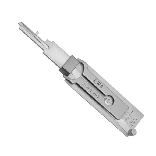 Lishi Style LW4 Pick and Decoder for Australian Lock