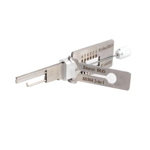 Lishi Style ISEO R6 Dimple Decoding Pick