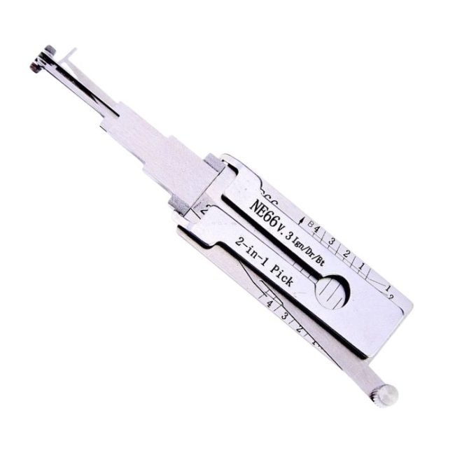 Lishi NE66 2in1 Decoder and Pick for Volvo